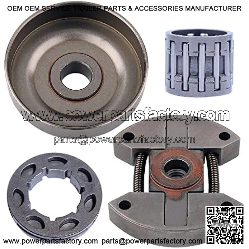 3/8"-7T Clutch Drum Rim Sprocket Needle Bearing Kit For Husqvarna 55 Rancher 50, Clutch Drum, Clutch Assy, Rim Sprocket, Needle Bearing. - Image 4