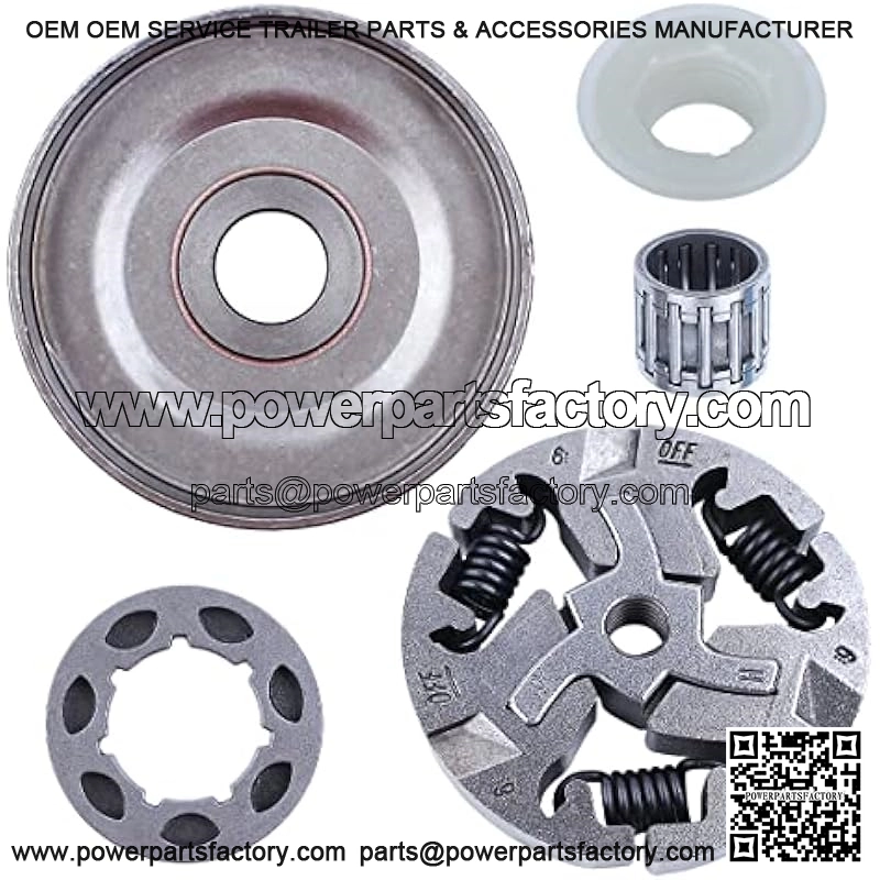 3/8 Clutch Drum Rim Sprocket Cover For Husqvarna EPA Chainsaw 357 357XP 359, Clutch drum, Sprocket Rim, Needle Bearing, Clutch Assembly, Worm Gear. - Image 2