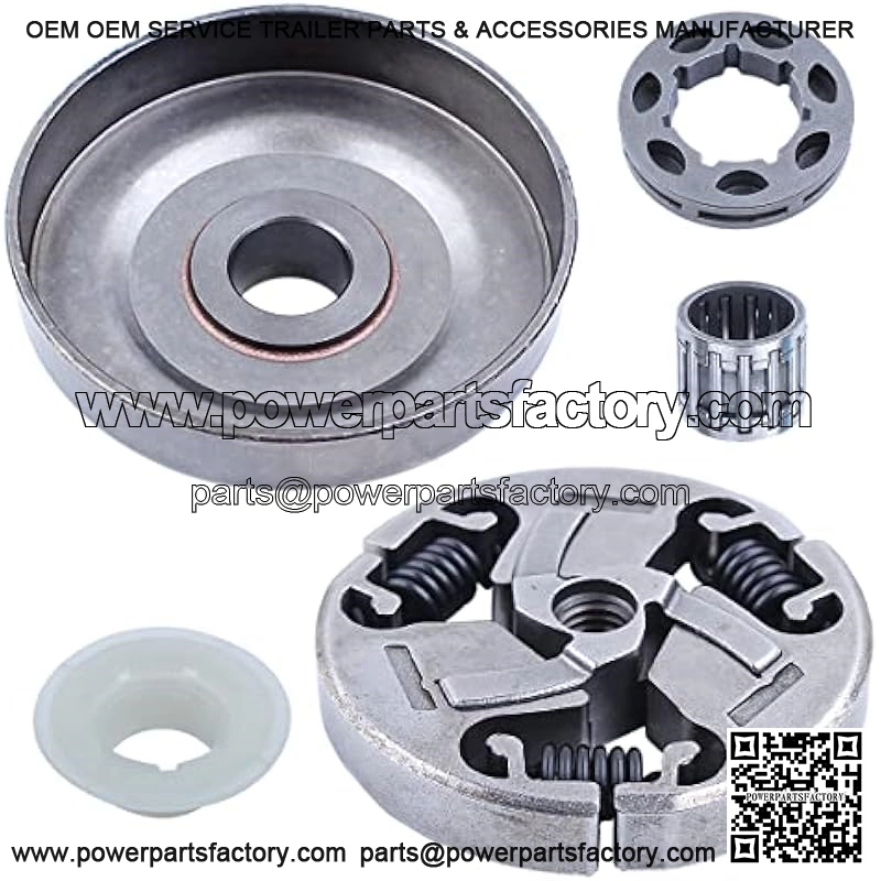 3/8 Clutch Drum Rim Sprocket Cover For Husqvarna EPA Chainsaw 357 357XP 359, Clutch drum, Sprocket Rim, Needle Bearing, Clutch Assembly, Worm Gear. - Image 4