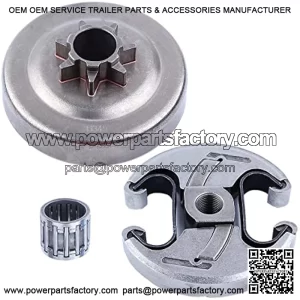 325-7 Clutch Drum Sprocket Rim Needle Bearing Kit for Husqvarna 340 345 346 350 351 353 Chainsaw Replace for 537 11 0503, 503 87 3072