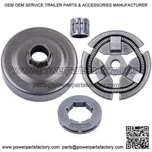 3/8"-7T Clutch Drum Rim Sprocket Kit Fit for Husqvarna 262XP 261 262 254 Chainsaw