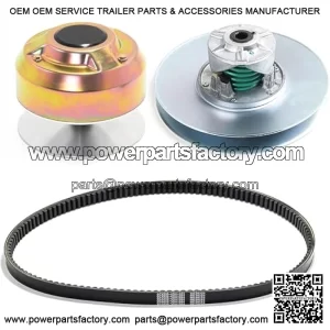 Clutch Kit With Belt AM138486 Fits For AM138487 John Deere Utility Vehicle 4X2 4X4 HPX HPX815E 6X4 Trail Worksite Gator
