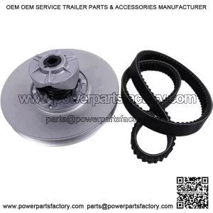 Secondary Driven Clutch AM140967 & Belt RE28721 Compatible with John Deere Gator Trail 4X2 6X4 Utility Vehicle