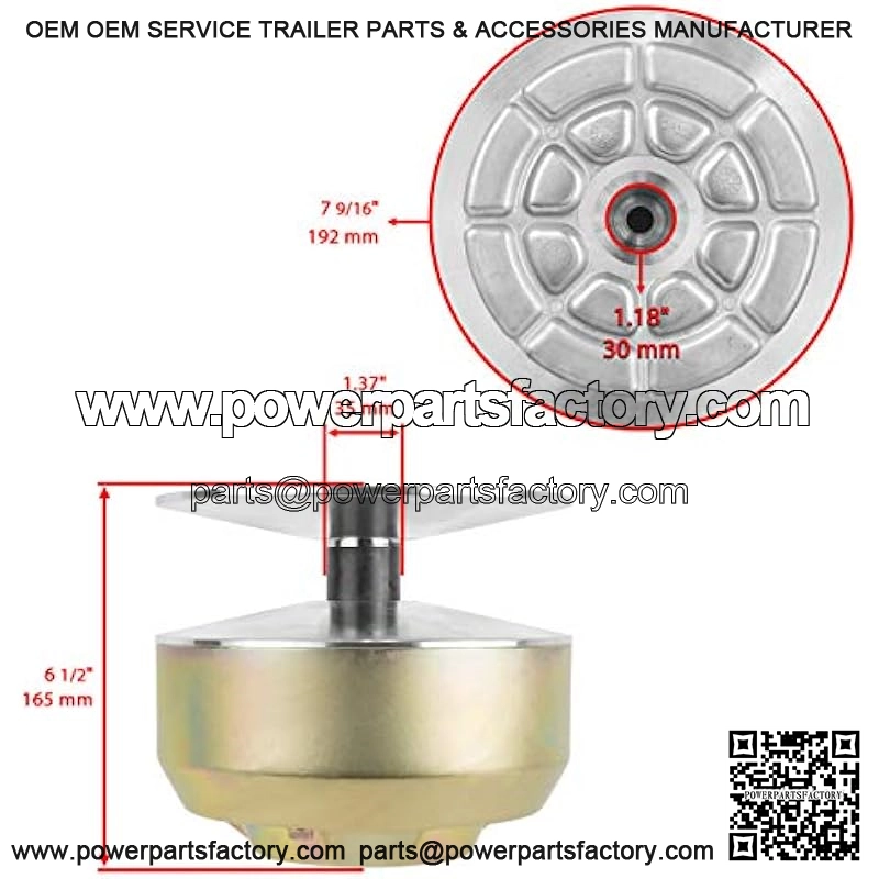 Complete Primary Drive Clutch Compatible With John Deere 1200A Bunker / AM140985 AM128794 - Image 2