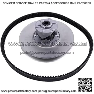 Secondary Drive Clutch AM140967 AM140967 AM136806 AM128235 AMT2707 with Belt RE28721 Compatible with John Deere 4X2 6X4 AMT600 AMT622 AMT626 Gas Gator Utility Vehicles