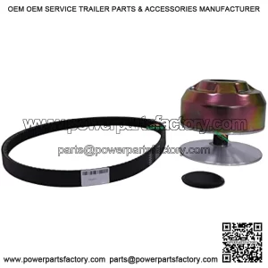 Primary Drive Clutch AM128794 AM140985 AM141005 with Belt RE28721 Compatible with John Deere 4X2 6X4 AMT600 AMT622 AMT626 Gas Gator Utility Vehicles Riding Mower/Bunker Rake 1200A