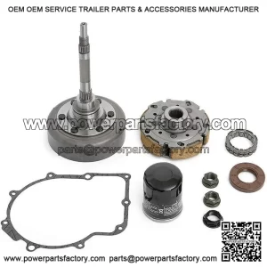 HiSUN HS 500 700 UTV Bighorn Massimo Wet Clutch Shoe Kit Drum Bearing Gasket