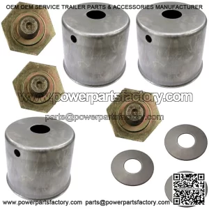 3 Blade Bolt Washer Dust Cap Kit Fits Kubota K5647-31312 K5651-34372 K5651-34352