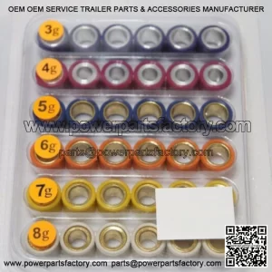 Variator Roller pack 16x13 3g 8g for  GY6 50cc  139QMB scooter TX