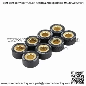 8PCS 26*13 25G Motorcycle Scooter AN400 Variator Weight Roller Clutch Pulley