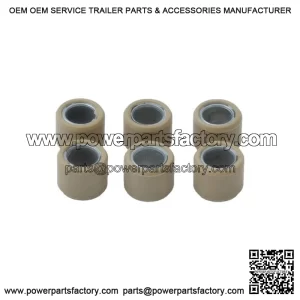 (6pcs/set) Variator Weight Roller Clutch Pulley For GY6 50 139QMB Moped 16X13mm