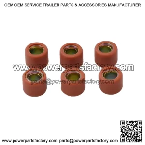 (6pcs/set)Weight Roller Clutch Pulley Driven Bead For Yamaha ZY100 Jog100 RS100