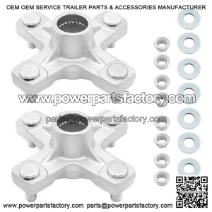 2PCS Rear Wheel Hub Kit for Yamaha Blaster 200 YFS200 1988-2006 2XJ-25383-50-00 (For: Yamaha)