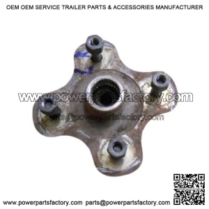 YAMAHA KODIAK 400 YFM 400 04 2004 left rear hub wheel lug nuts back axle