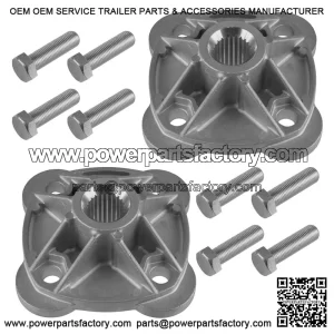 Polaris Scrambler 500 1997-1998/2005-2012 Rear Wheel Hubs w/Hardware (Left/Right)