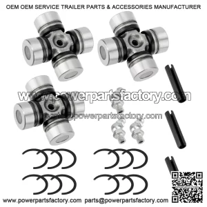 3235616 3235500 Front Rear Prop Shaft U-Joint for Polaris RZR 1000 900 800-4 Turbo RS1 Ranger Crew 1000 900 800 570 500 Diesel ??3 Set??