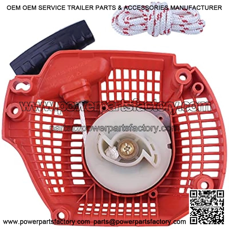 Recoil Pull Starter w Rope Assembly Kit For Husqvarna 435 For Chainsaws 544287002, Recoil Starter, Rope