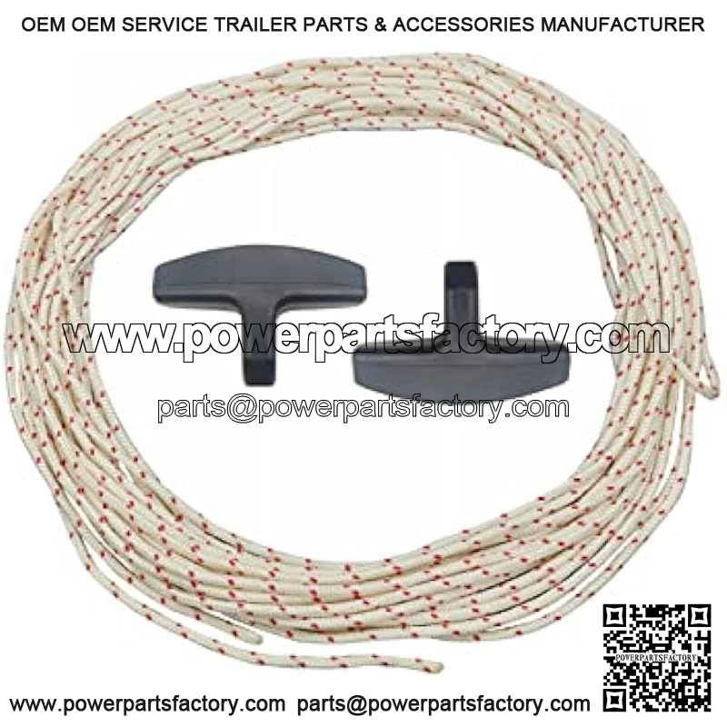 Pull Start Cord Rope 9/64 inch 3.5mm Recoil Starter String for STHIL Poulan Husqvarna Sears Echo Craftsman Ryobi Honda Chainsaw Lawn Mower Weed Eater Trimmer Edger Leaf Blower 40 Feet #4-1/2