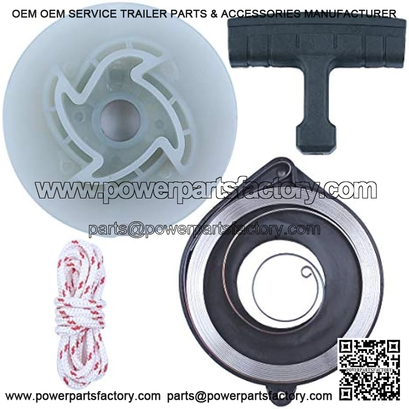 Recoil Starter Spring Pulley Kt For 346XP 353 351 340 350 345 For Husqvarna Chainsaw , Recoil Spring, Starter Pulley, Starter Rope, Handle Grip.