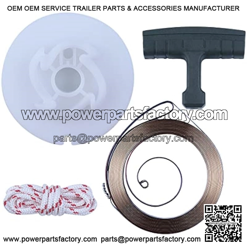 Recoil Starter Pulley Recoil Spring For Husqvarna 362 365 371 372 385 503859601 , Recoil Starter Pulley , Recoil Spring , Starter Handle Grip , Rope - Image 3