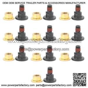(10) Bolt & (10) Nut 56115800 Fits Ford New Holland 408 411 412 415 442 452 462