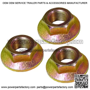 (3 Pack) Spindle Blade Nut Fits Cub Cadet Zero Turn Mower RZT 50 - RZT 54 - RZT4