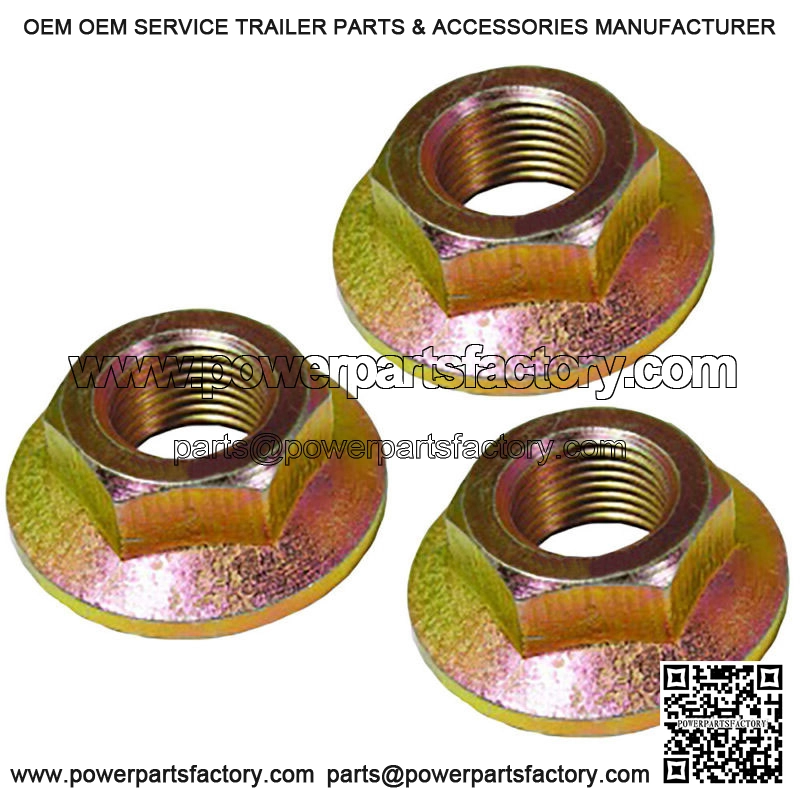 (3 Pack) Spindle Blade Nut Fits Cub Cadet Zero Turn Mower RZT 50 - RZT 54 - RZT4