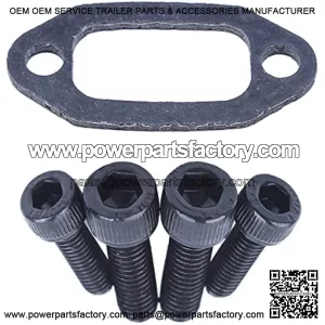 Exhaust Muffler Screw w Gasket Kit For Husqvarna 61 268 272 272K 272XP For Chainsaw , Muffler Gasket , Muffler Screw