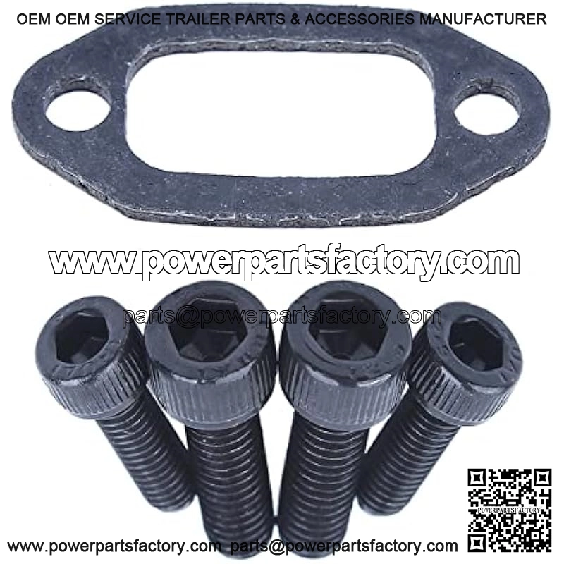Exhaust Muffler Screw w Gasket Kit For Husqvarna 61 268 272 272K 272XP For Chainsaw , Muffler Gasket , Muffler Screw