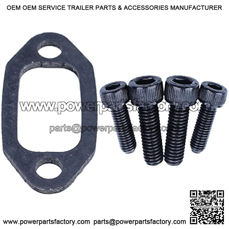 Exhaust Muffler Screw w Gasket Kit For Husqvarna 61 268 272 272K 272XP For Chainsaw , Muffler Gasket , Muffler Screw - Image 2