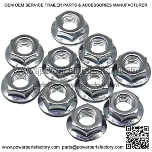 10Pcs Side Cover Bar Nuts for Husqvarna Chainsaw