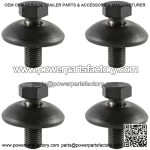 4 Pcs Bolt & Washer Compatible with Husq-Varna Lawn Mower Blade Bolt & Tractor Blade Bolt with Cupped Washer Fits Attaching immobilization Blades on Riding Lawn Mower and Zero Turn Mower