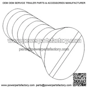 S.41554 Brake Drum Retaining Screw. Fits Massey Ferguson