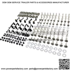 Kawasaki Z650 Z750 Z250 Z400 Z800 Z900 Stainless Fairing Bodywork Screws Kit