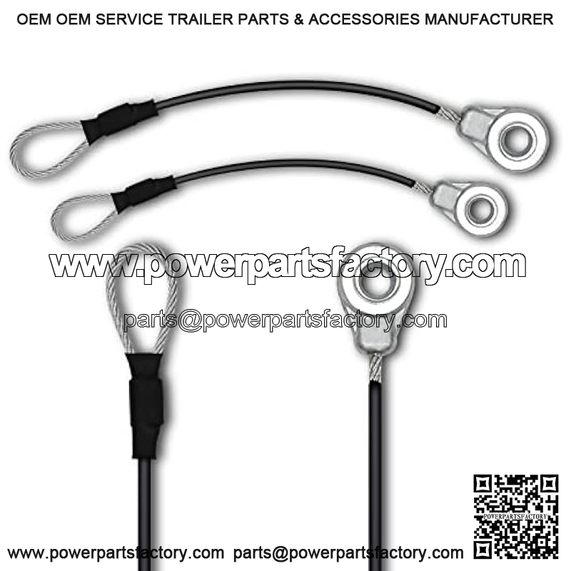 Sousery M159508 Tailgate Cable Compatible with John Deere Gators Utility Vehicle M TE TH TX XUV TH 6x4 HPX615E HPX815E XUV865R XUV825E (2pcs) - Image 2