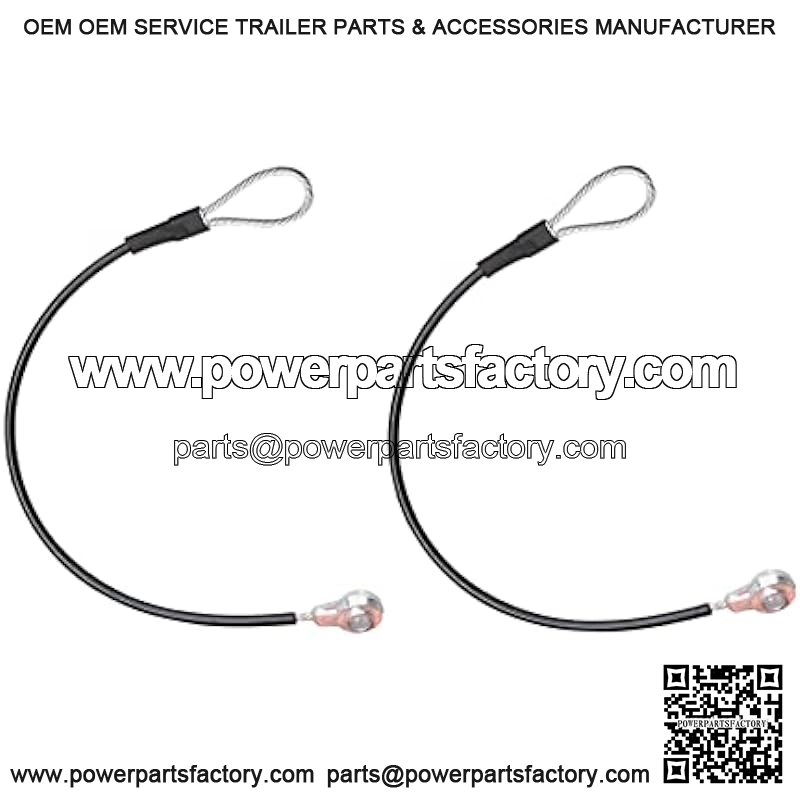 M159508 2Pcs Tailgate Equipment Cable Fit for John Deere Gators M TE TH TX XUV TH TX HPX615E HPX815E XUV825E/M XUV835E/M/R XUV855E XUV865E/M/R Tailgate Cables