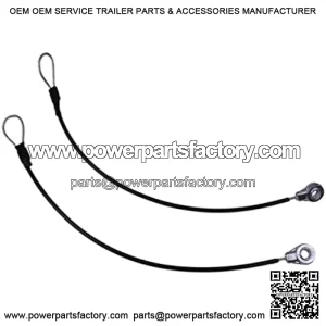 2-PACK Tailgate Cables M159508 Compatible with John Deere Gators M TE TH TX XUV TH 6x4 TX 4X2 HPX615E HPX815E XUV865R XUV825E XUV825M XUV835E XUV835M XUV835R XUV855E XUV865E XUV865M