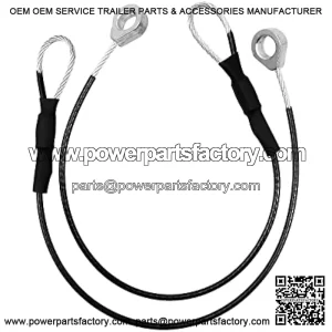 Tailgate Cables Replace M159508 Fit for John Deere Gators M TE TH TX HPX615E HPX815E XUV625i XUV825i XUV825i S4 XUV835R XUM865E XUU865M XUV865R TX 4X2 TX Turf, 2Pcs