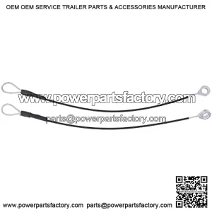 2Pcs Tailgate Cable for John Deere Gator Utility Vehicle M TE TH TX XUV 625i 825i HPX615E HPX815E XUV865R XUV855M XUV835E