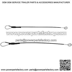 M159508 Tailgate Cables Compatible with John Deere Gators M TE TH TX XUV HPX615E HPX815E XUV865R XUV825E XUV825M XUV835E XUV835M XUV835R XUV855E XUV865E XUV865M Tailgate Equipment Cable 2PCs