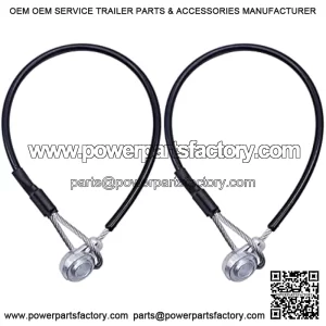2 Pcs Tailgate Equipment Cable M159508 Compatible with John Deere Gator Utility Vehicle M TE TH TX XUV HPX615E XUV865R XUV865E XUV855M XUV835E HPX615E
