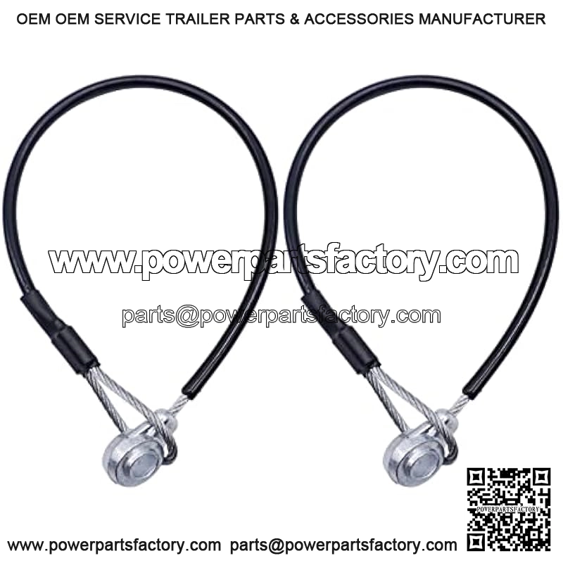 2 Pcs Tailgate Equipment Cable M159508 Compatible with John Deere Gator Utility Vehicle M TE TH TX XUV HPX615E XUV865R XUV865E XUV855M XUV835E HPX615E