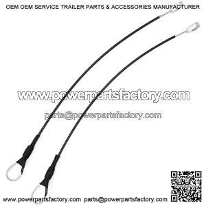 2 Pcs Tailgate Cables Compatible with John Deere Gator HPX615E HPX815E Replace:M159508