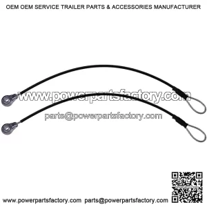 2 x Tailgate Cable M159508 Compatible for John Deere Gator XUV 625i XUV 825i HPX615E HPX815E
