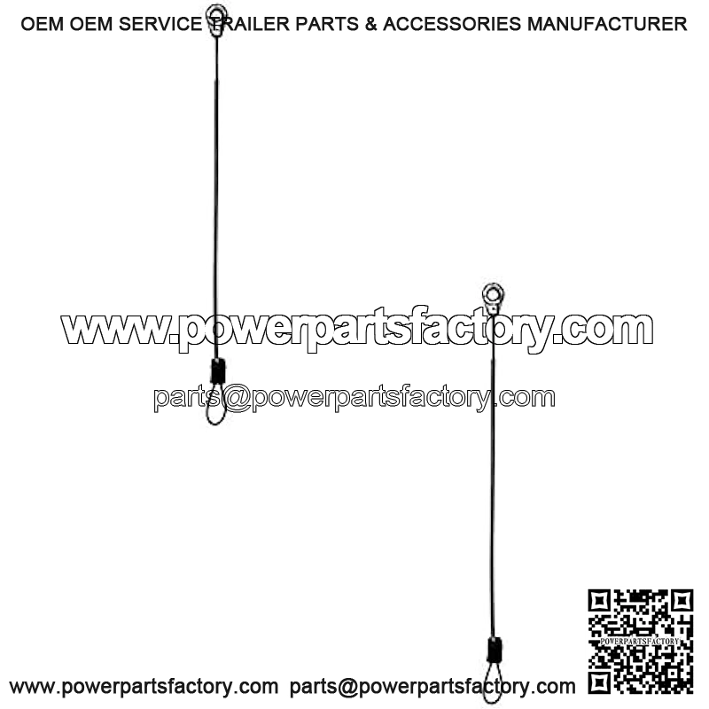 M159508SET Tailgate Cable (2 Pcs) Fits John Deere Fits Gator HPX615E HPX815E XUV 865E XUV 865M
