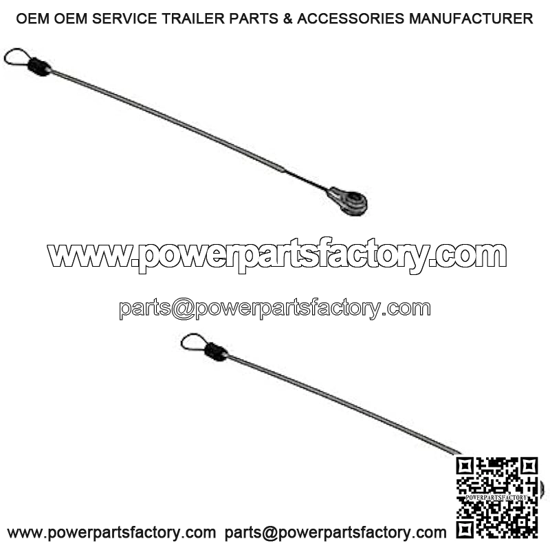 M159508SET Tailgate Cable (2 Pcs) Fits John Deere Fits Gator HPX615E HPX815E XUV 865E XUV 865M - Image 2