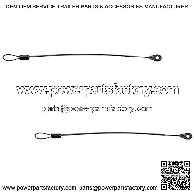 M159508SET Tailgate Cable (2 Pcs) Fits John Deere Fits Gator HPX615E HPX815E XUV 865E XUV 865M - Image 3