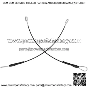 2Pcs Tailgate Cable M159508 Compatible with John Deere Gators M TE TH TX XUV HPX615E HPX815E XUV865R XUV825E XUV825M XUV835E XUV835M XUV835R XUV855E XUV865E XUV865M