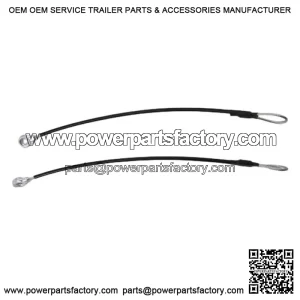 Pair Tailgate Cable Fit for E-M159508SET John Deere Gator HPX615E, HPX815E