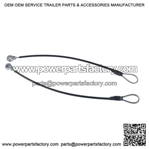 2* Tailgate Cables Fits John Deere Gators 6x4 HPX615E HPX815E XUV865R #M159508